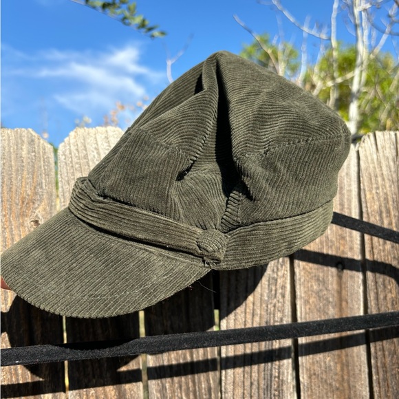 Corduroy Cap Hat with Side Buttons Size 57-58 cm - Picture 6 of 7